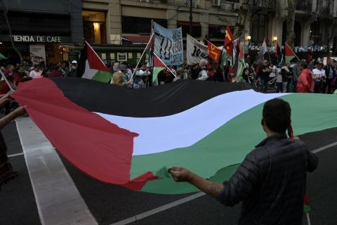 تظاهرة في الأرجنتين إحياء لذكرى النكبة وتنديدا بجرائم الاحتلال.jpg