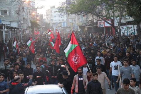 الجبهة الشعبيّة في رفح وخانيونس تُشيّع جثامين شهدائها  44.jpg