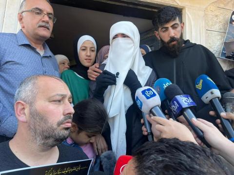 كيف عقبت زوجة  خضر عدنان على رحيله ؟