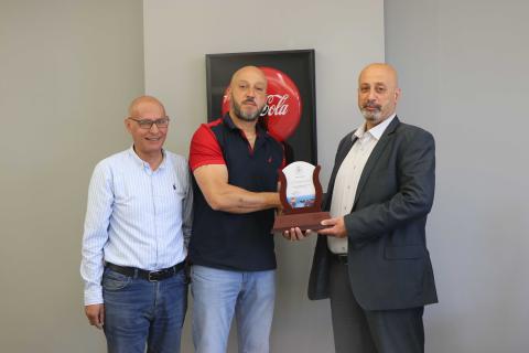 شركة المشروبات الوطنية كوكاكولا/ كابي توقع اتفاقية مع نادي أبناء حارة النصارى
