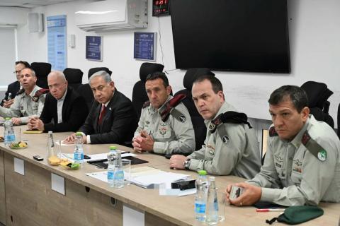 نتنياهو يعقد جلسة لتقييم الأوضاع الأمنية.jpg