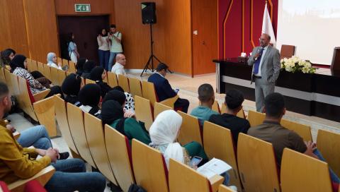 الجامعة العربية الأمريكية تستضيف المدرب الدولي الدكتور منذر الحرم في ورشة تدريبية للطلبة حول التنمية البشرية