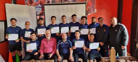 "المؤسسة الفلسطينية للشباب والرياضة في لبنان" تختتم دورتها التدريبية الأولى في صور