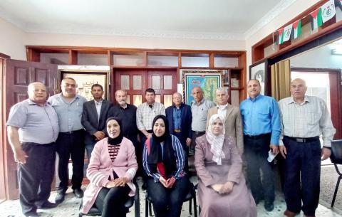 وفد التجمع الفلسطيني للوطن والشتات يهني الرفاق في جبهة التحرير الفلسطينية بمناسبة اليوم الوطني و ذكرى الانطلاقة 46.jpg