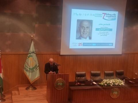 المصري يشارك في مؤتمر وجائزة  الجهات المانحة السابع ويطالب بتعزيز صمود الفلسطينيين