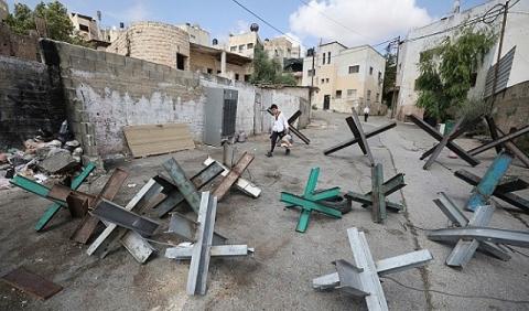 إضراب شامل في جنين وإغلاق مداخل المخيم (Getty Images.jpg