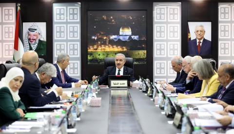 قرارات جلسة مجلس الوزراء الفلسطيني