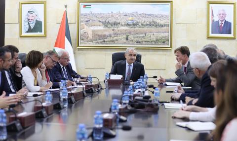 اشتية يستكمل الحوار الفلسطيني-الأوروبي