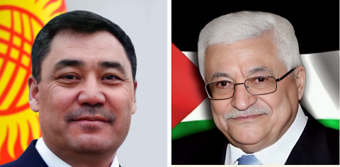 أبومازن يجتمع مع رئيس قرقيزيا في طريق عودته من الصين.png