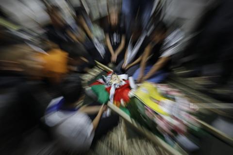 تشييع جثمان الشهيد الطفل محمد هيثم التميمي (3 أعوام) من قرية النبي صالح إلى مثواه الأخير.jpg