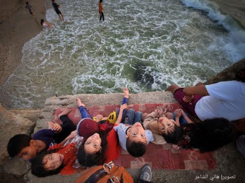 صور من شاطئ بحر مدينة رفح جنوب قطاع غزة يوم الجمعة  16 يونيو 2023 .. بعدسة الصحفي : هاني الشاعر