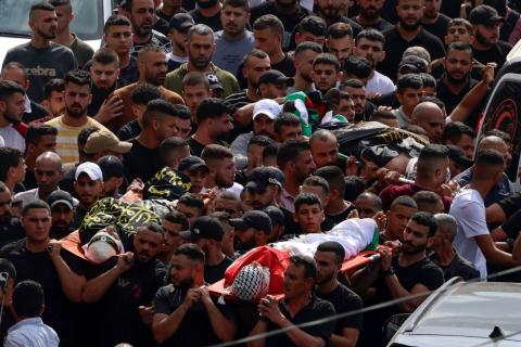 تشييع شهداء جنين .. تصوير (الفرنسية) 11.jpg