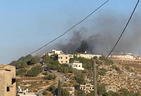إصابات في قرية جالود جنوب نابلس واعتداءات  ببيت لحم وإقامة بؤرتين في أم صفا  واللبن الشرفية