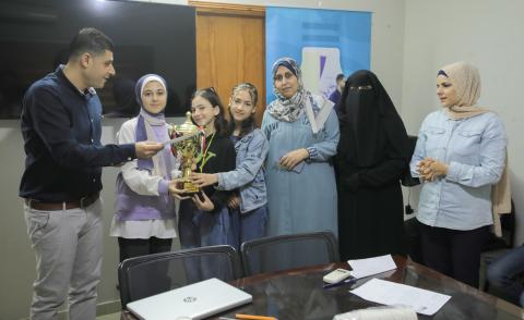 فهد الأحمد الصباح تحصد المركز الأول في مسابقة التربية الإعلامية في غزة