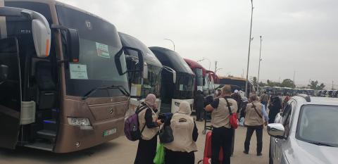 وصول الفوج الثاني من حجاج قطاع غزة إلى مكة المكرمة