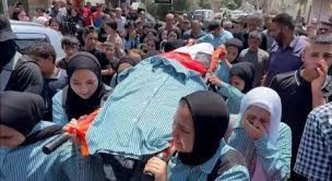 تشيّع جثماني سنان والطفلة نغنغية في جنين ومخيمها