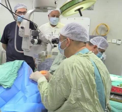 مستشفى العيون في غزة يجري العدد الاكبر من عمليات زراعة القرنيات