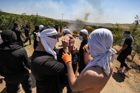 مواجهات في الجولان (Getty images)  .jpg