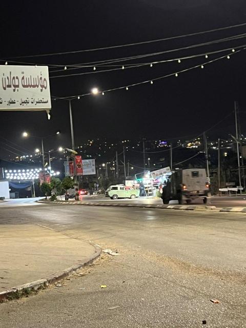 قوات الاحتلال تقتحم المنطقة الشرقية بمدينة نابلس..jpg