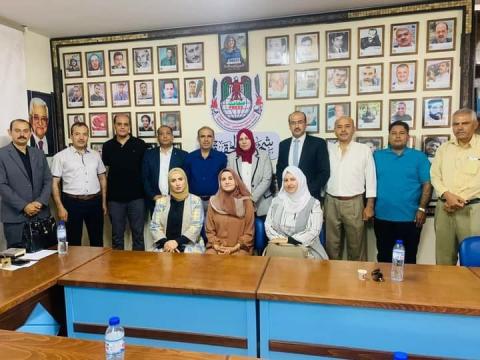 الحملة الأكاديمية الدولية تهنيء نقابة الصحفيين الفلسطينيين