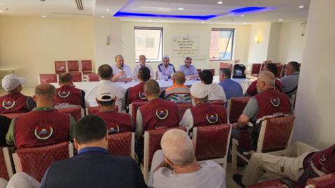 بعثة الحج الفلسطينية تستنفر كامل طواقمها استعدادًا لبدء الحج.jpg