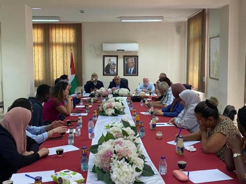 وفود تضامنية تزور جنين ومخيمها وتطّلع على حجم الدمار الذي خلّفه عدوان الاحتلال.jfif