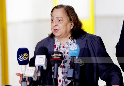 وزيرة الصحة خلال المؤتمر الصحافي.jpg
