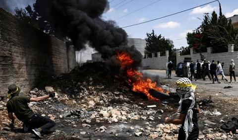 من المواجهات في كفر قدوم  Gettyimages.jpg