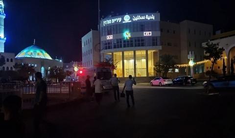 من مكان جريمة إطلاق النار في سخنين.jpg