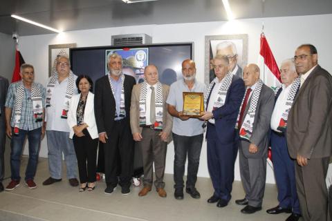 حفل تأبين للشهيد العدوي في سفارة فلسطين في بيروت