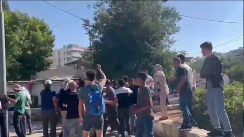قمع وقفة في حي الشيخ جراح واعتقال 4 مواطنين