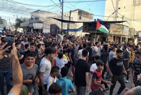حزب الشعب الفلسطيني يدعو لدعم مطالب المتظاهرين في قطاع غزة