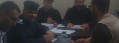 الضمير تنفذ زيارة تفقدية لنظارة مركز شرطة جباليا البلد شمال قطاع غزة