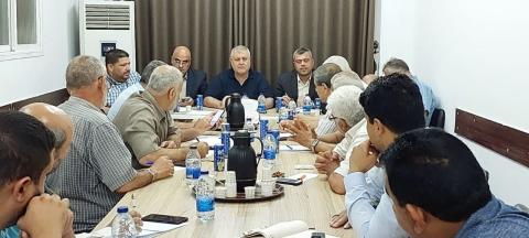 الفصائل الفلسطينية تعقد اجتماعاً  مع سلطة الطاقة وشركة توزيع الكهرباء لمناقشة أزمة الكهرباء بغزة. 9.jpg
