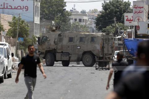 مشاهد من شوارع مخيم جنين في ظل عدوان جيش الاحتلال المتواصل على المخيم لليوم الثاني على التوالي.jpg