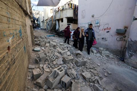 آثار العدوان على جنين .. تصوير (الفرنسية) 776.jpg