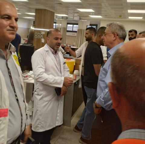 البرغوثي يزور جنين ومخيمها و يشيد ببسالة و صمود أبطال مخيم جنين و المدينة