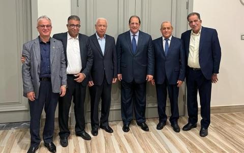 وفد من "الشعبية" يلتقي رئيس جهاز المخابرات المصرية