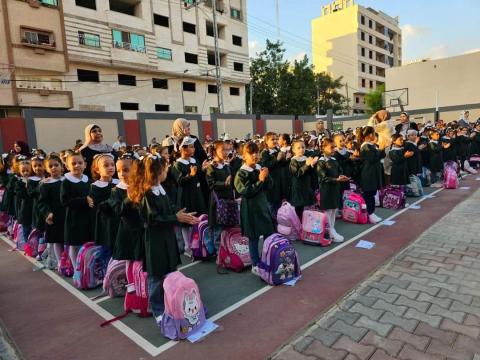 أكثر من 625 الف طالب وطالبة يتوجهون لمقاعد الدراسة في قطاع غزة