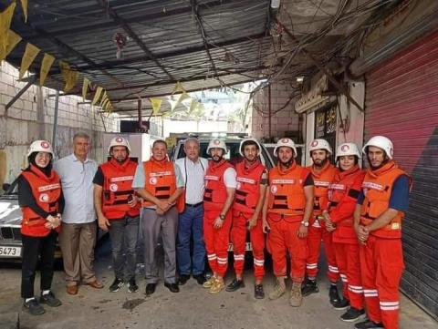 الدكتور يونس الخطيب يزور مستشفى الهمشري ويلتقي مديرها العام