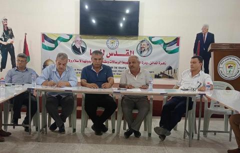 لقاء سياسي نظمه بمحافظة خان يونس.jpg