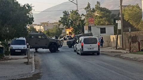 تمركز قوات الاحتلال في بلدة النصارية بالأغوار الوسطى.jpg