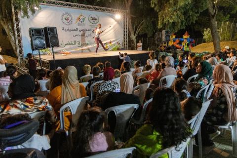 "بيت مال القدس" يرعى مهرجان "المسيرة الخضراء" الترفيهي ضمن فعاليات "المدارس الصيفية" في المدينة المقدسة