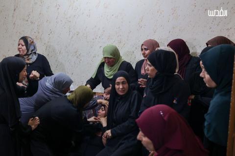 تشييع جثمان قصي معطان في برقة شرق رام الله