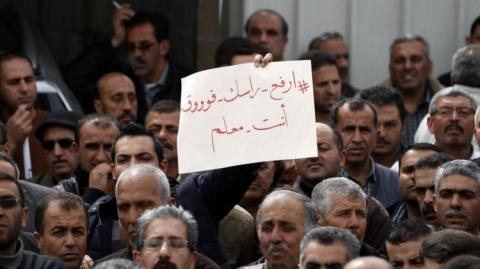 "حراك المعلمين" يعلن إضراب جزئي مؤقت في مدراس الضفة