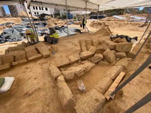 العثور على 4 قبور جديدة في المقبرة الرومانية تعود لألفي عام بغزة