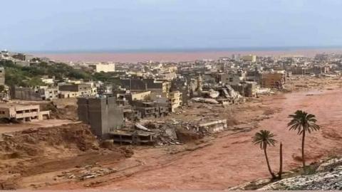 الخارجية الفلسطينية: ١٢ شهيداً وعشرات الأسر المفقودة حتى الآن جراء الإعصار شرق ليبيا