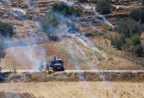 إصابات بالرصاص والاختناق في قريوت وعدة مناطق بالضفة والقدس