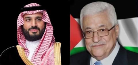 الرئيس يؤكد لولي العهد السعودي دعم دولة فلسطين.jpg