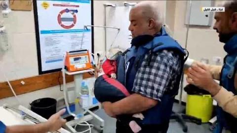 بالفيديو الجزيرة:  استشهاد أفراد من عائلة الزميل وائل الدحدوح بمن فيهم زوجته وابنه وابنته